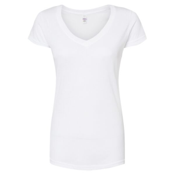 Women's Poly-Rich V-Neck T-Shirt Thumbnail