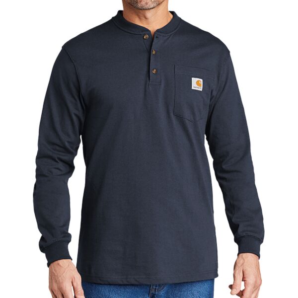 Long Sleeve Henley T Shirt Thumbnail