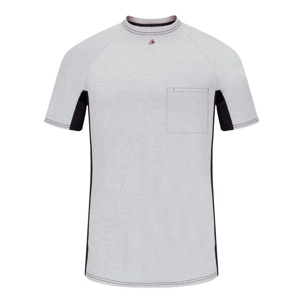 Men's FR Two-Tone Base Layer with Concealed Chest Pocket- EXCEL FR Thumbnail