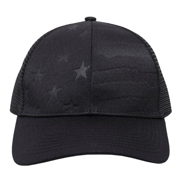 Debossed American Flag Mesh Back Thumbnail