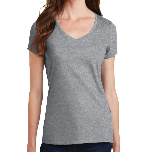 Ladies 4.5oz Fan Favorite V-Neck T-Shirt Thumbnail