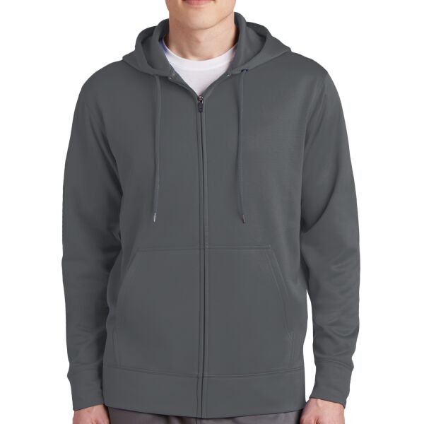 Sport Wick ® Fleece Full Zip Hooded Jacket Thumbnail