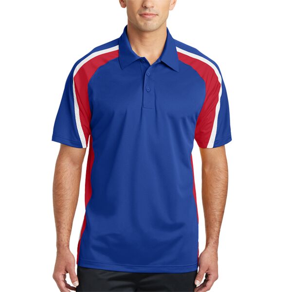 LD- Adult Tricolor Micropique Polo Thumbnail