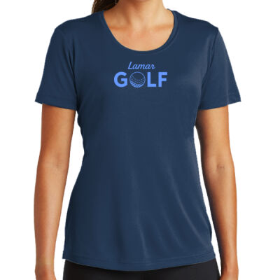 Lamar Girls Golf - Ladies 100% Poly T-Shirt Thumbnail