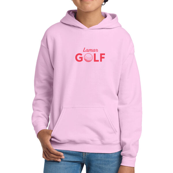 Lamar Girls Golf - Youth Heavy Blend Hooded Sweatshirt Thumbnail