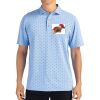 Cutter & Buck Virtue Eco Pique Tile Print Recycled Mens Polo Thumbnail