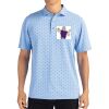 Cutter & Buck Virtue Eco Pique Tile Print Recycled Mens Polo Thumbnail
