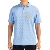 Cutter & Buck Virtue Eco Pique Tile Print Recycled Mens Polo Thumbnail