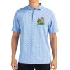 Cutter & Buck Virtue Eco Pique Tile Print Recycled Mens Polo Thumbnail